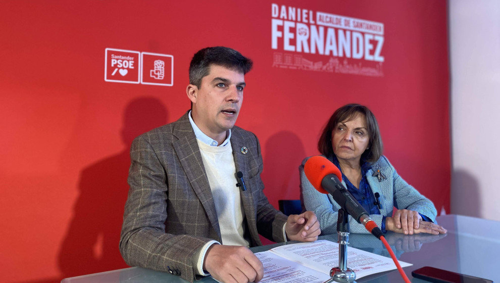 El portavoz del PSOE en el Ayuntamiento de Santander, Daniel Fernández