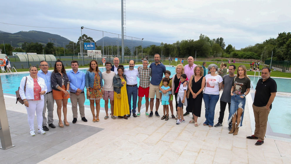 Inauguración de las piscinas de Torrelavega