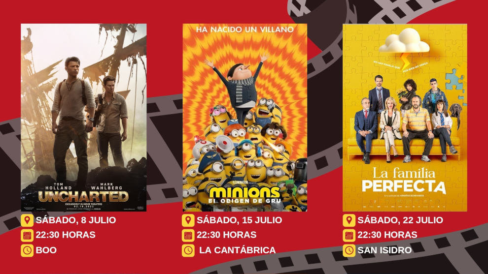 Cartelera del Cine de Verano de Astillero