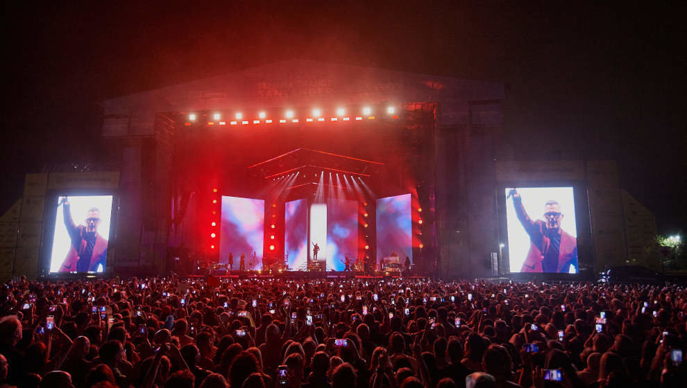 Alejandro Sanz en su concierto de Santander