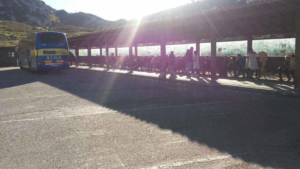 Transporte de ALSA a los Lagos de Covadonga