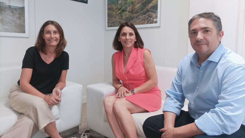 Susana Ruiz, Carmen Pérez Tejedor y Pedro Izquierdo