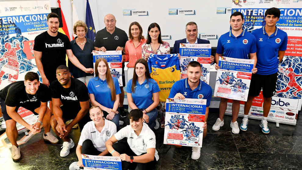 Presentación del II Torneo Internacional de Clubes masculino y femenino de balonmano