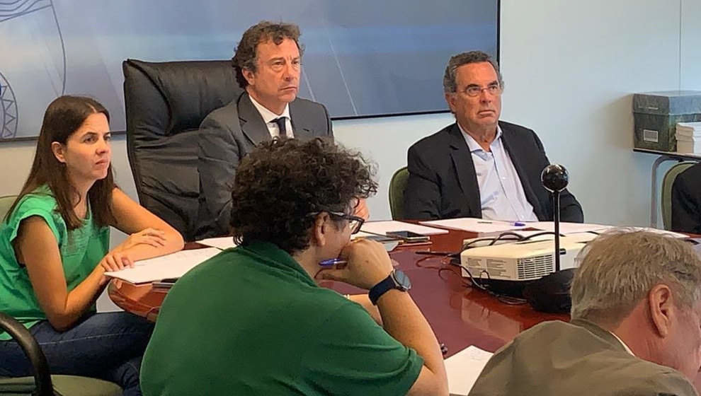 El consejero de Desarrollo Rural, Pablo Palencia, en los Consejos Consultivos de Agricultura y Pesca