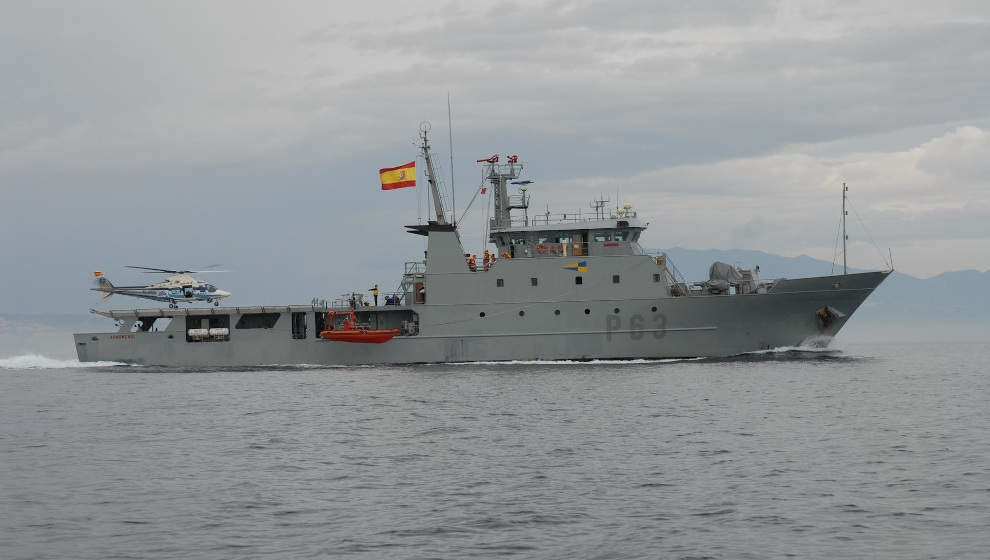 El patrullero de la Armada 'Arnomendi'
