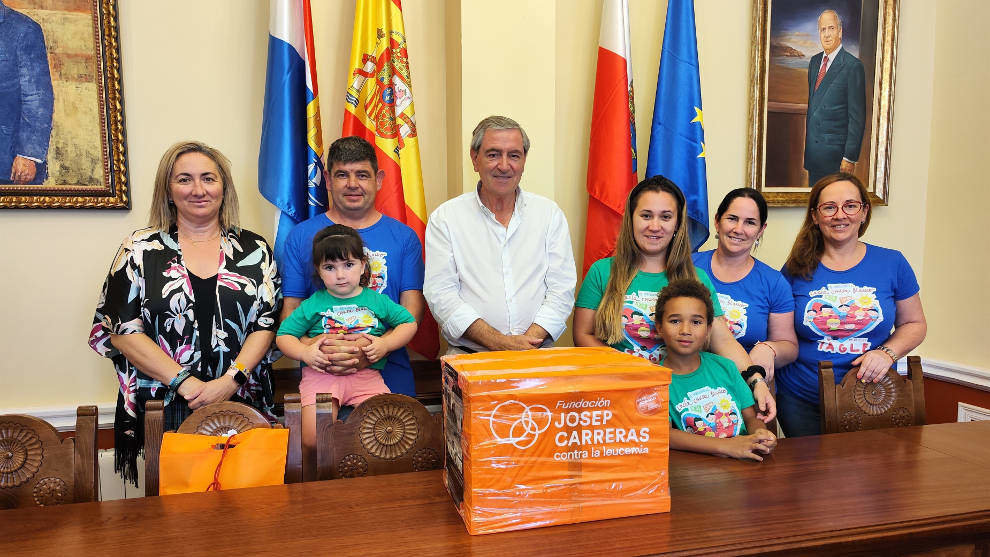 Organizadores de la IX Marcha contra la Leucemia