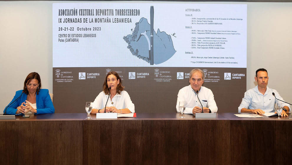 La directora general de Deporte, Susana Ruiz, participa en la rueda de prensa de presentación de las IX Jornadas de la Montaña Lebaniega y del Campeonato FEDME de Escalada Urbana 2023.
Cobertura de nota y foto
19 OCT 23
