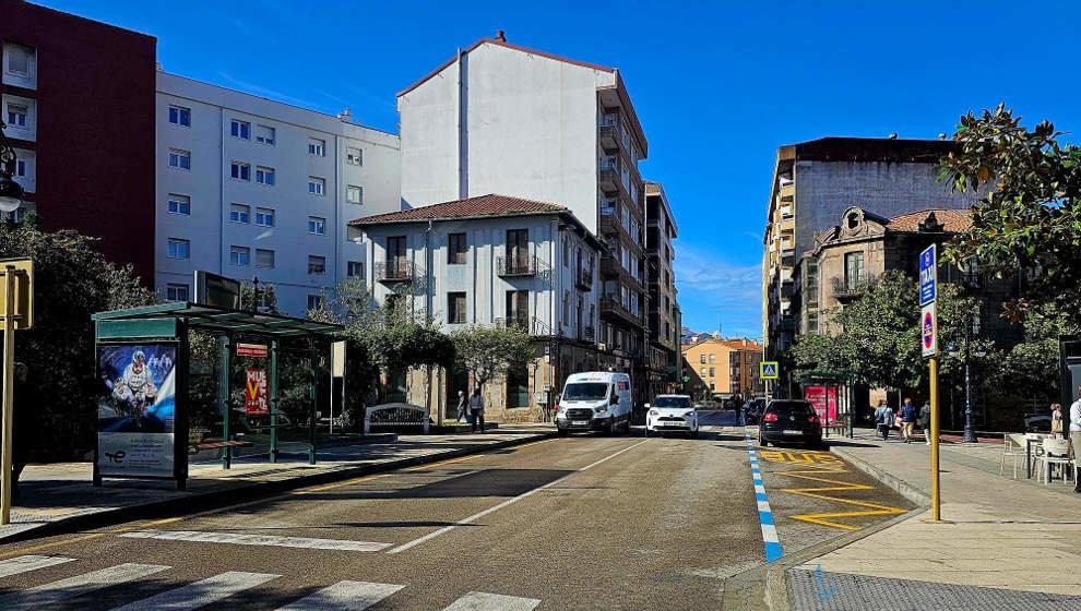 Calle Julián Ceballos de Torrelavega