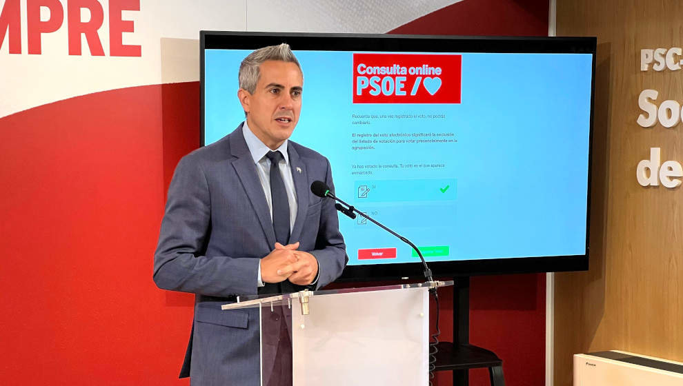 El secretario general del PSOE de Cantabria, Pablo Zuloaga