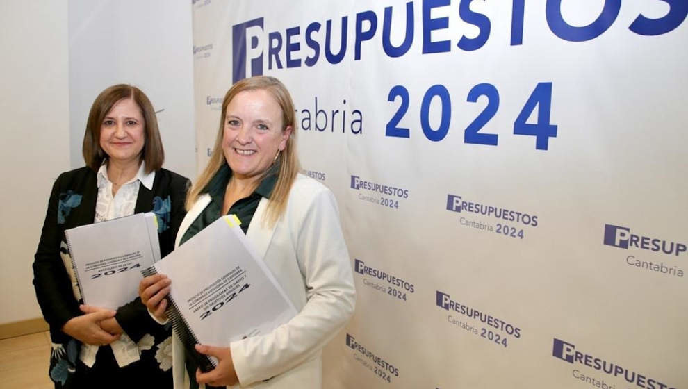 La consejera de Presidencia, Isabel Urrutia, en la presentación del presupuesto