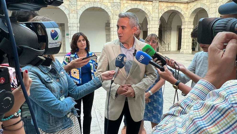 El secretario general del PSOE de Cantabria, Pablo Zuloaga