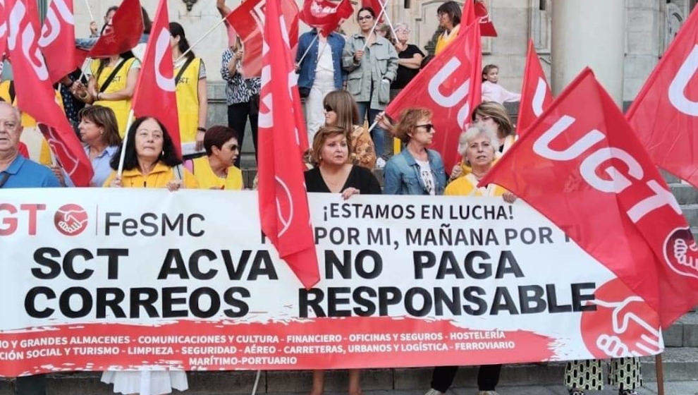 La huelga vuelve a paralizar el servicio de limpieza de Correos, según UGT