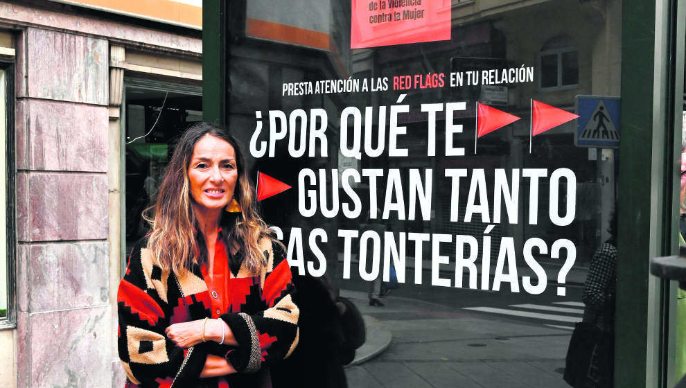 Concejala de Igualdad, Zulema Gancedo en una foto  de archivo en el Día Contra la Violencia de Género