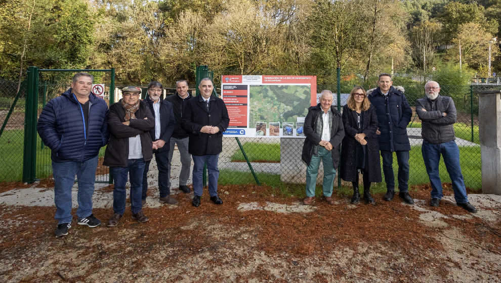 Inauguración de las obras de la red de saneamiento de Riosapero