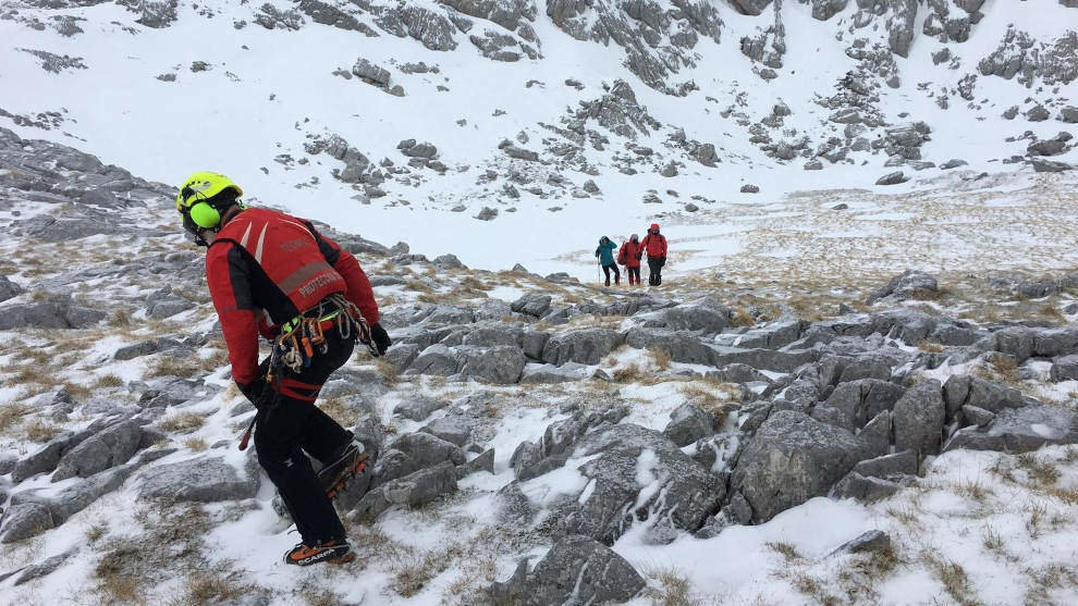 Rescate a tres personas en Picos de Europa