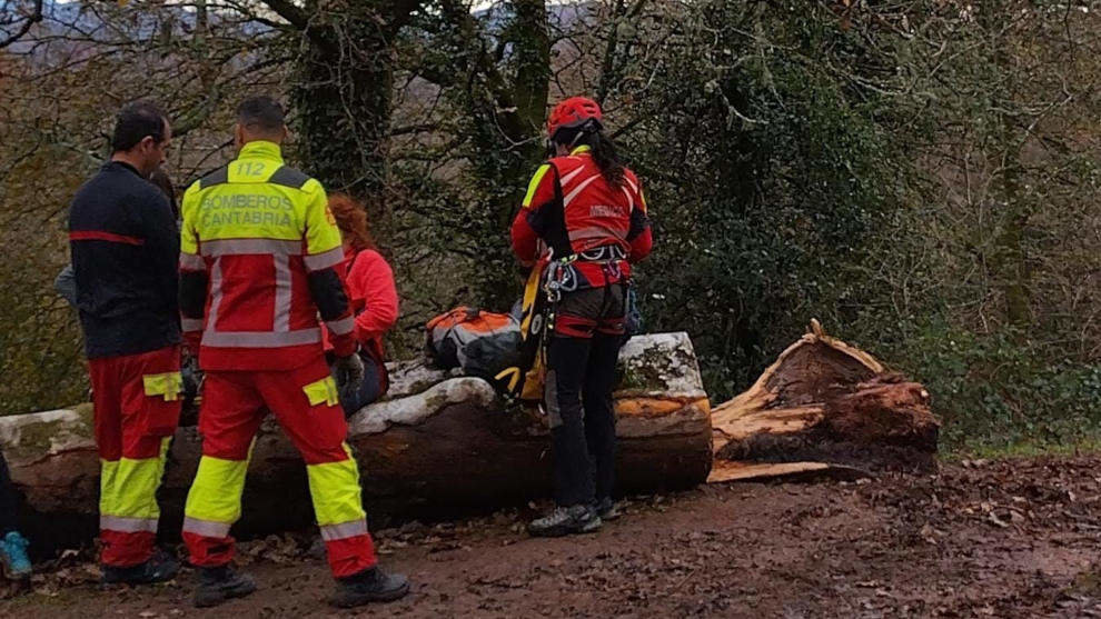 Rescate a una mujer