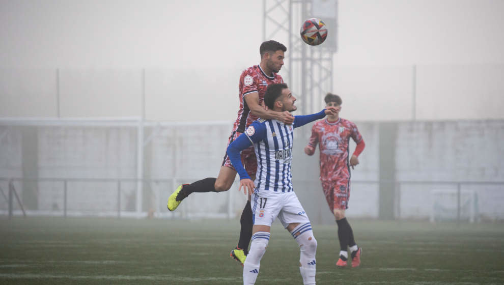 Durante el partido | Foto: CD Guijuelo