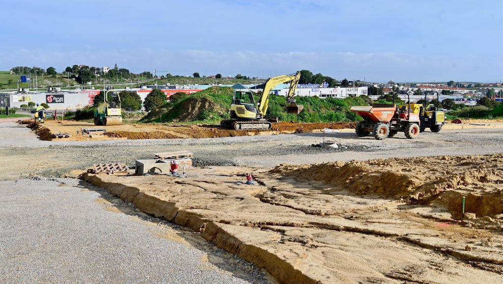 Obras de urbanización del sector 1 de El Alisal 