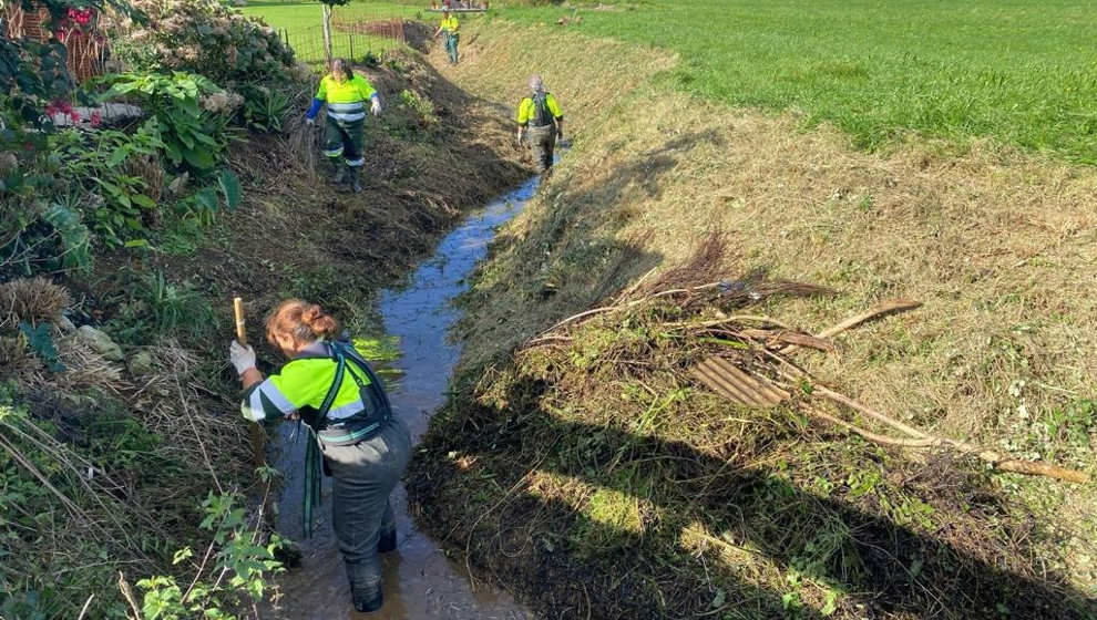 Limpieza de arroyos y áreas degradadas en Camargo