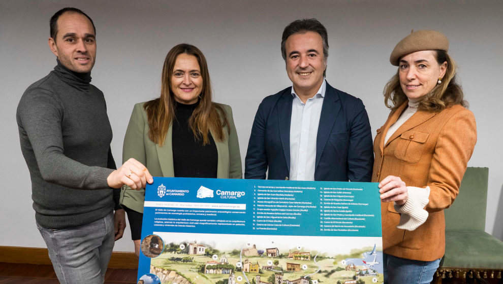 Camargo edita un mapa turístico que recoge el patrimonio cultural e histórico