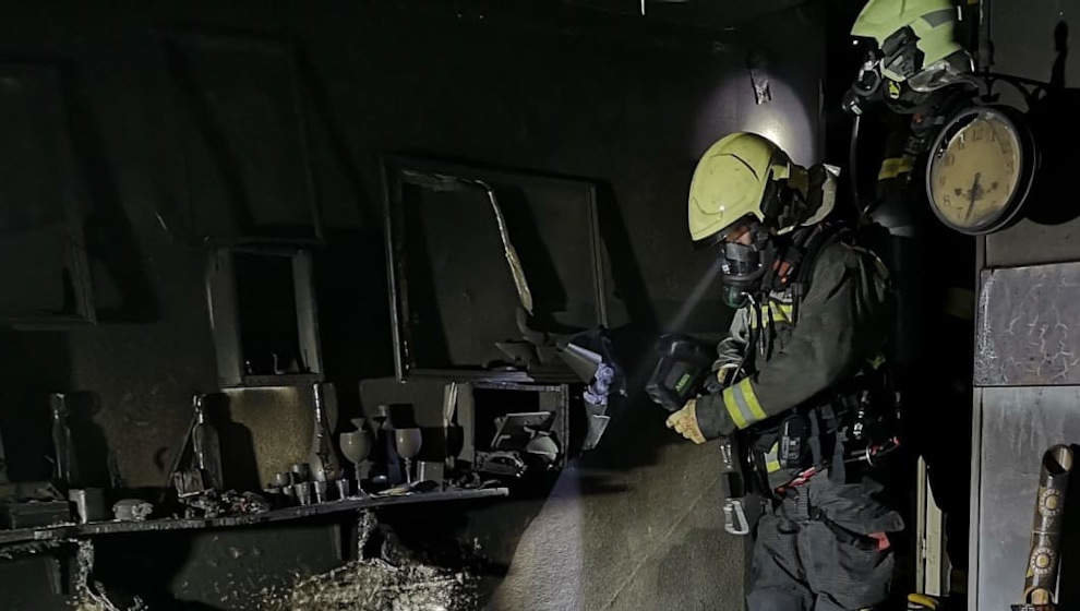 Incendio de una vivienda en Mataporquera