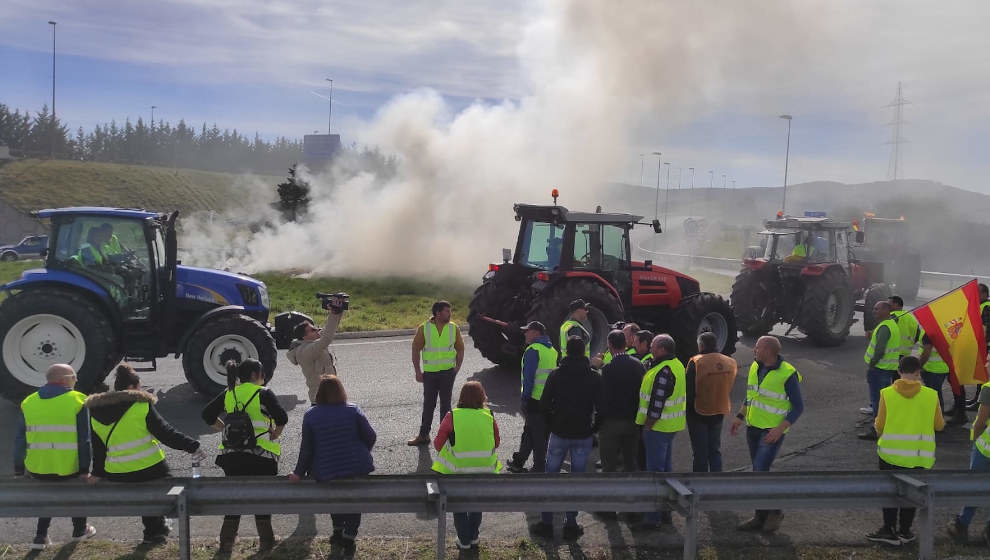 Tractorada en Reinosa