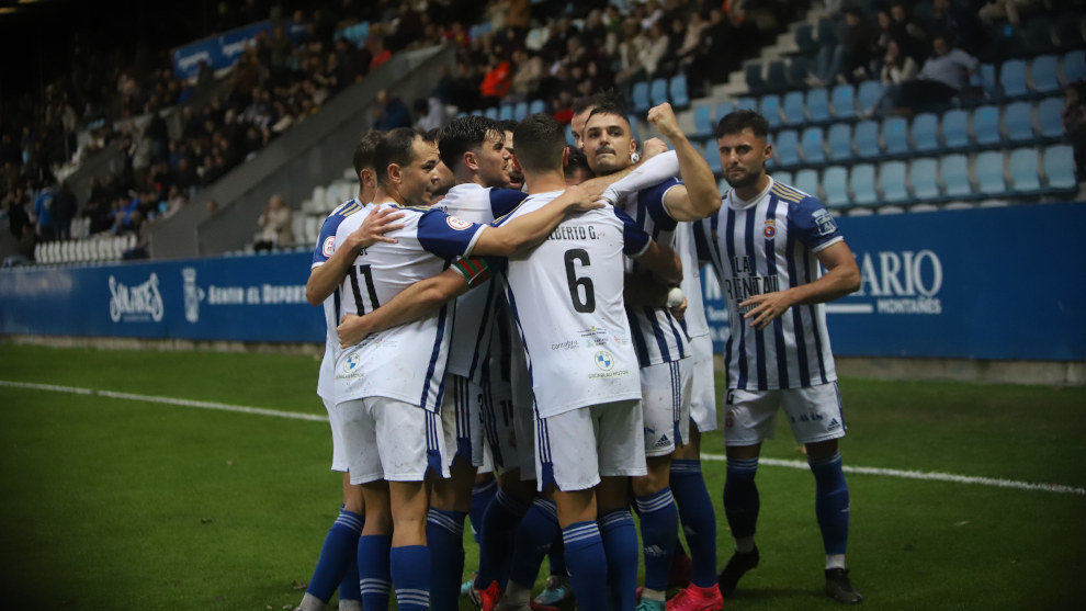 La Gimnástica durante un encuentro | Foto: Néstor Revuelta Zarzosa