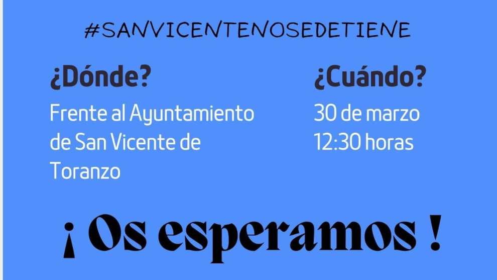 Parte del cartel de la concentración convocada para este sábado, 30 de marzo, por el colectivo vecinal 'Desde 1920' para defender la gestión del agua por parte del pueblo