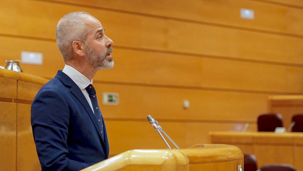 El consejero de Educación, Formación Profesional y Universidades, Sergio Silva, interviene ante la Comisión General de las Comunidades Autónomas sobre la ley de amnistía