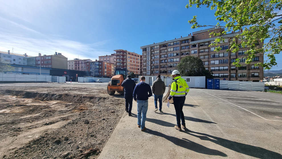 Obras del aparcamiento en altura de La Carmencita