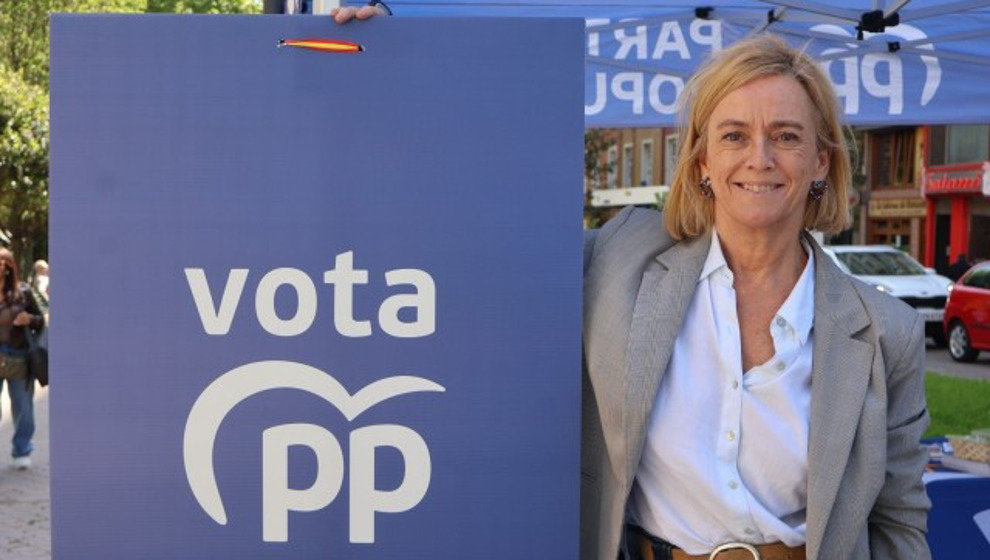 La candidata del Partido Popular a las elecciones al Parlamento Europeo, María Luisa Peón