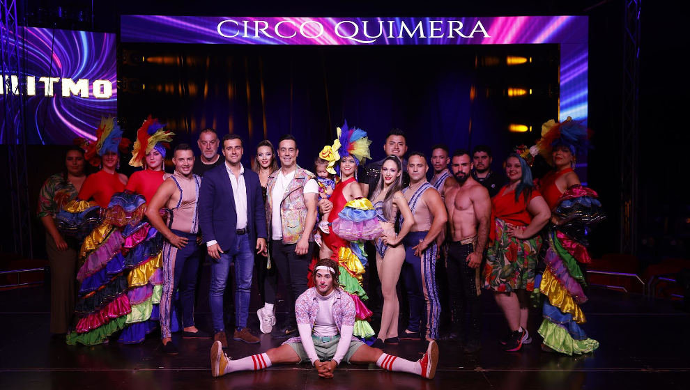 Presentación del espectáculo 'Ritmo' del Circo Quimera