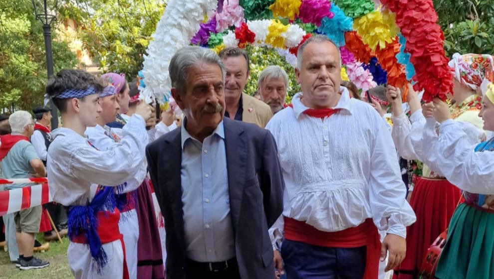 El expresidente de Cantabria, Miguel Ángel Revilla, en el Día de Cantabria de 2024 | Foto: PRC