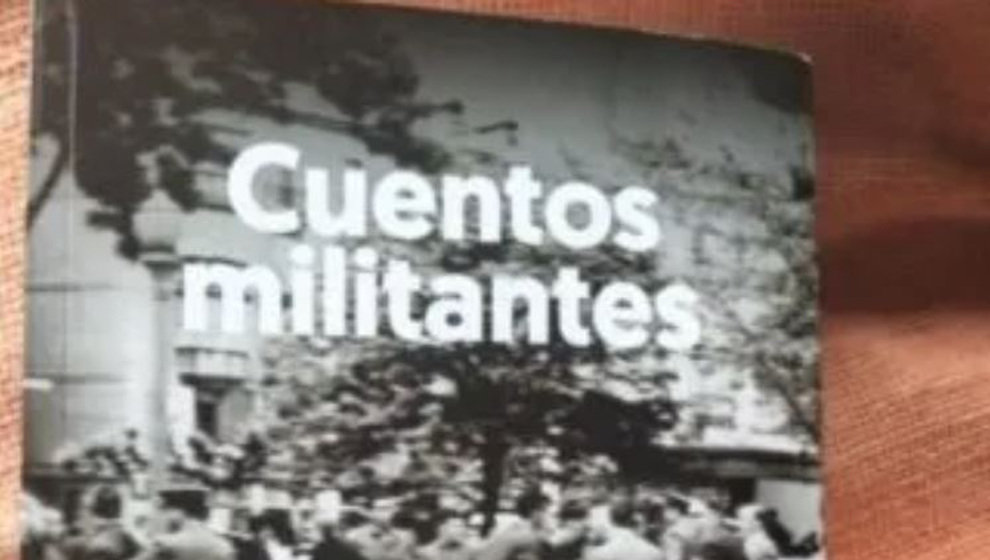 Detalle de la portada del libro 'Cuentos militantes'