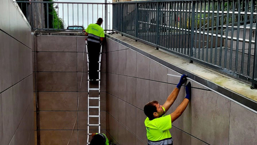 Trabajos de instalación