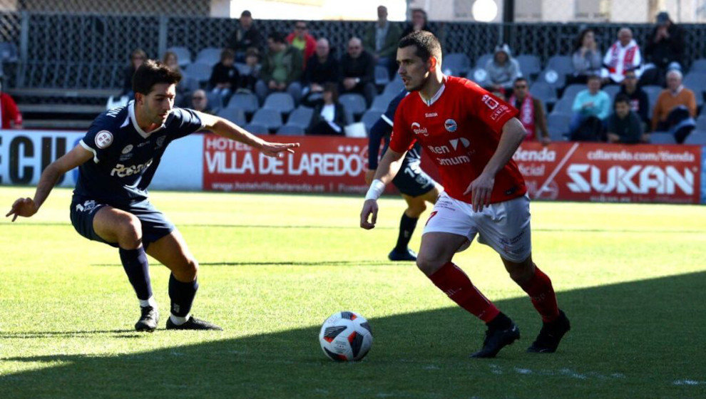 Imagen del último partido entre el equipo pejino y el luanquino, el 22-4-2023 en San Lorenzo.