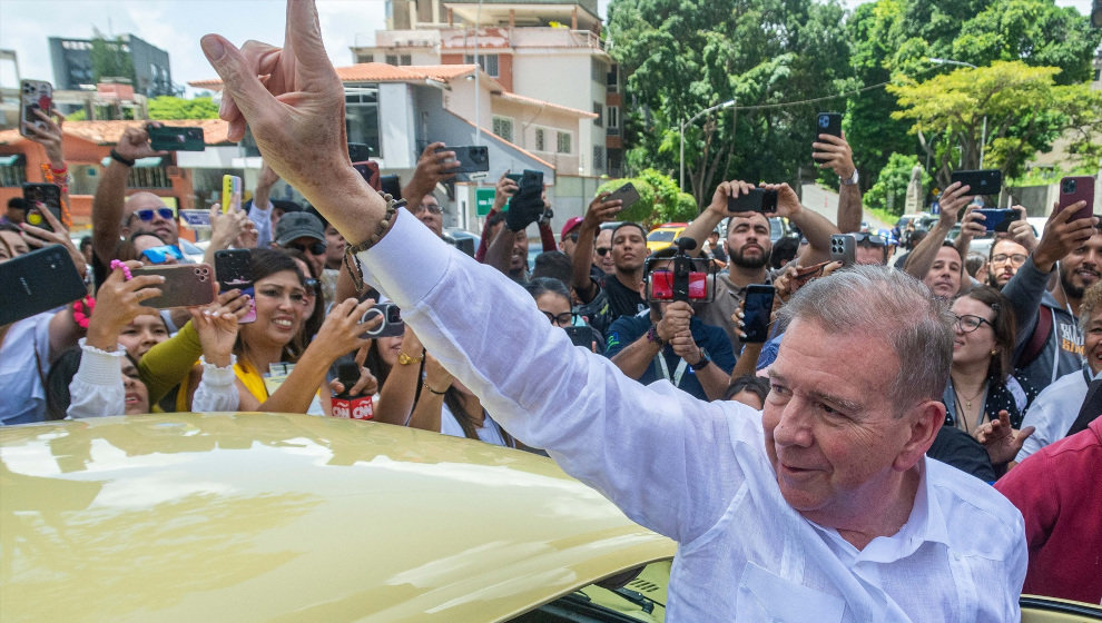 El líder de la oposición venezolana, Edmundo González. FOTO: EP