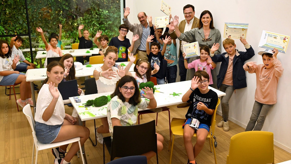 Participantes de los talleres infantiles. FOTO: Ayuntamiento de Santander