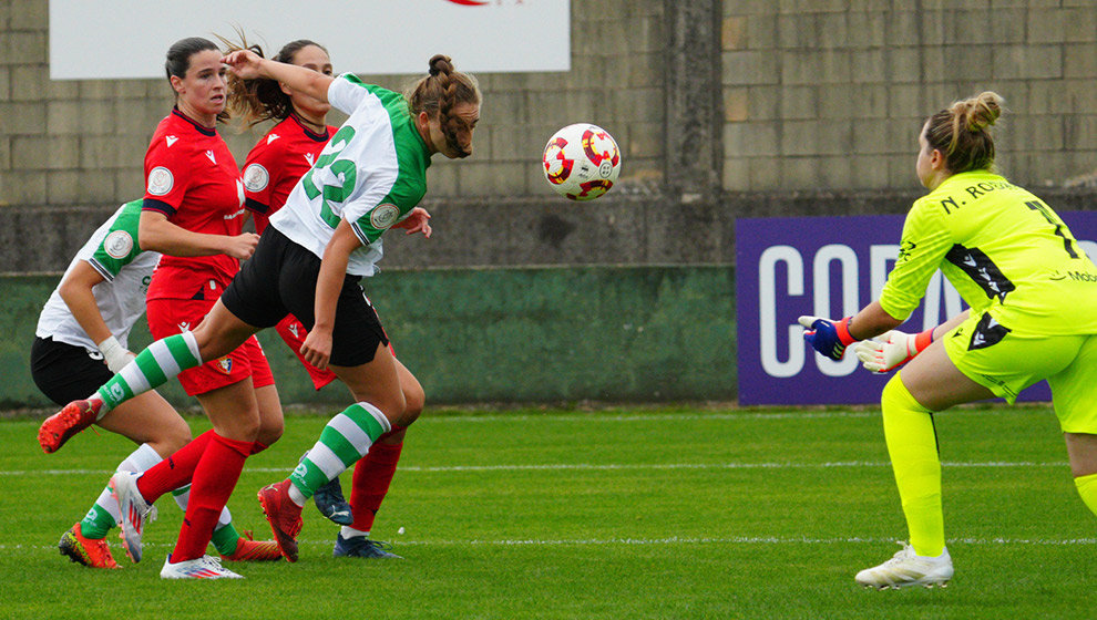 Las jugadoras del Racing se vieron por detrás del marcador desde el minuto 1