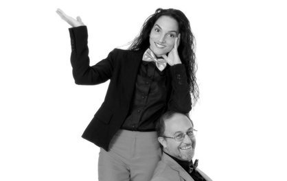 Marta López Mazorra y Javier Canduela, integrantes de Arte en Escena