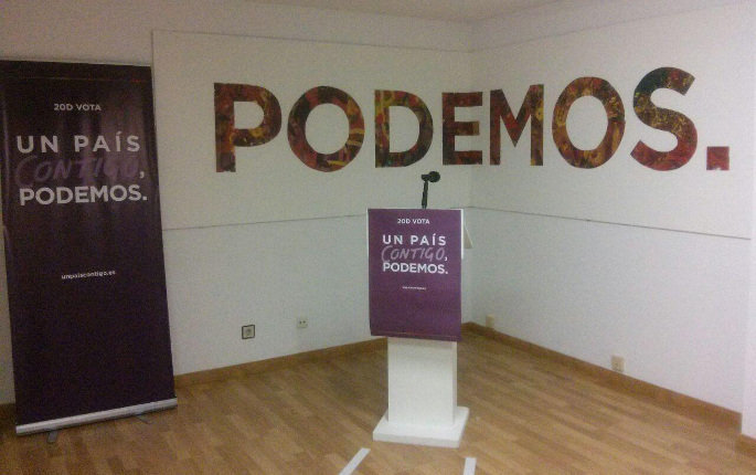 La sede de Podemos en Santander