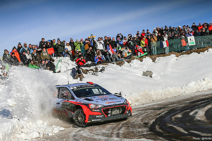 Tras 1.488,99 kilómetros, de los cuales 377,59 serán cronometrados divididos en dieciséis especiales, la jornada del domingo pondrá fin al emblemático Rally Monte-Carlo