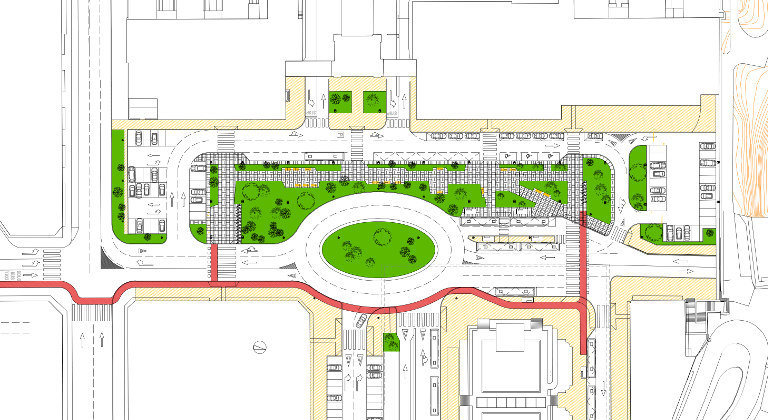 Proyecto de remodelación de la plaza de las Estaciones de Santander