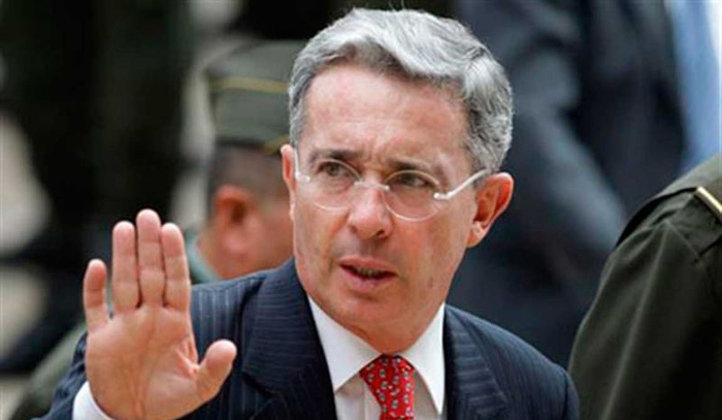 El expresidente de Colombia, Álvaro Uribe. Foto: Néstor Laso