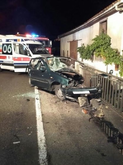 Accidente tráfico en Val de San Vicente 