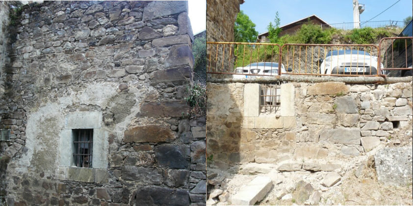 El muro de la Iglesia Vieja de Espinama ha sido derribado para construir un aparcamiento