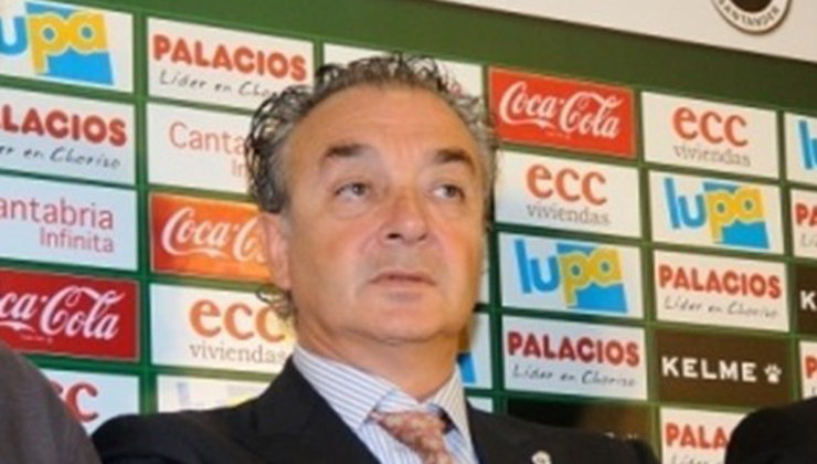 El expresidente del Racing, Ángel Lavín
