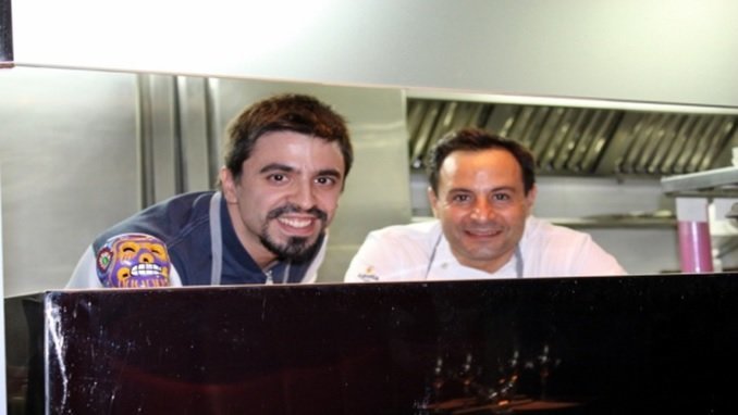 Los cocineros Lautaro Bravo y Óscar Calleja