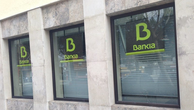 Exterior de una sucursal de Bankia