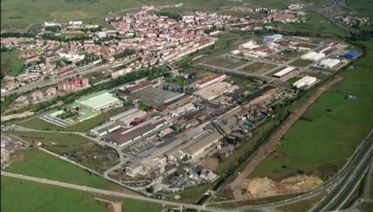 Vista general de la fábrica de Sidenor en Reinosa